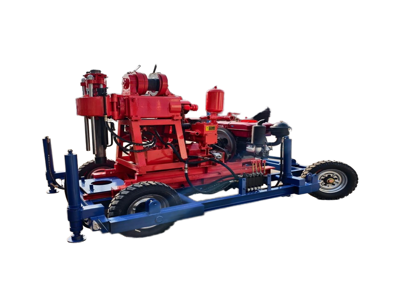 Deep Water Well Drill Rig 80m-100m Crawler Mobility Pump With Diesel Engine Gearbox & Bearing 200m Drilling 380v Core Drill Used