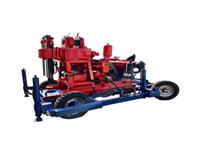 Deep Water Well Drill Rig 80m-100m Crawler Mobility Pump With Diesel Engine Gearbox & Bearing 200m Drilling 380v Core Drill Used